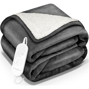 sinnlein® Coperta Elettrica 200x180cm con spegnimento automatico | 9 Livelli di Riscaldamento, Timer, Riscaldamento Rapido, Per Divano, Letto