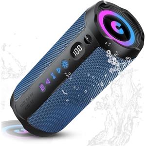 coioc Cassa Bluetooth Portatile 25W, Potente Altoparlante Bluetooth, Doppio Basso Driver, 25 Ore di Autonomia, TWS Accoppiamento, RGB, IPX7 Impermeabile, AUX, TF,USB,Ideale Attività All'aperto/Feste/Viaggi