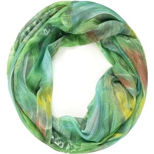 GLAMEXX24 Foulard Girocollo per Donne, Sciarpa Estiva con Sfumature, Sciarpa Circolare Leggera con Gradiente Arcobaleno