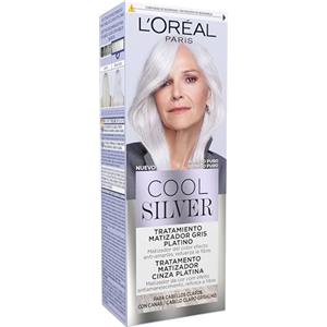L'Oreal Paris L'Oréal Paris Cool Silver Trattamento Matizzatore Grigio Platino, Tono Bianco Puro, Per Capelli Chiari Con Capelli Grassi. Colorazione dei capelli senza ammoniaca