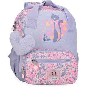 Enso So Pretty Zaino prescolare adattabile a carrello Multicolore 23 x 28 x 10 cm Poliestere, multicolore, 23x28x10 cms, Zaino prescolare adattabile a carrello