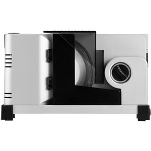 ritter icaro 7, affettatrice elettrica universale pieghevole e affettatrice per pane in metallo solido con motore ECO, Made in Germany