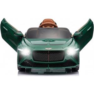 RBFGYIOP Bacalar Macchina Elettrica per Bambini 12V con 2 Motori, Auto di Lusso con Porte Verticali, 3 Velocità, Sospensioni, Luci LED, Musica USB/Wireless, Telecomando Genitori, 3-8 Anni, Verde