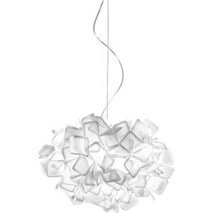 SLAMP Clizia Lampada a Sospensione E27 in Opalflex® - Design Irregolare e Luce Non Abbagliante