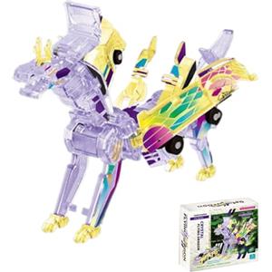Generico Macchinina Dinosauro Magnetico Trasformabile - Giocattolo 2-in-1 che si Scontra e si Trasforma | Per Bambini 3 4 5 Anni, Perfetta per Regalo | Robot Giocattolo per Bambini e Bambine, Ideale per Comple