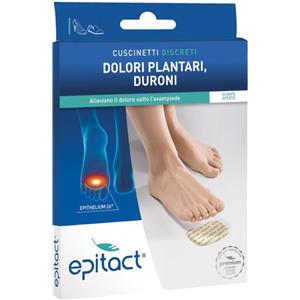 Epitact Cuscinetti Discreti in Silicone Taglia Unica per Dolori Plantari e Duroni