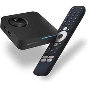 Orbsmart GX1 Box TV Android 4K Google TV 14 [4GB RAM & 32GB ROM] - Lettore Multimediale Streaming con Upscaling IA, HDR10+ & Audio 3D, WiFi 6, LAN, 2x USB