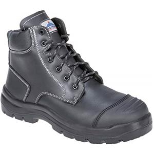 Portwest FD10 S3 Stivali Antinfortunistici, Unisex - Adulto, SRC, Nero (Nero Bkgr), 43 EU (9 UK)