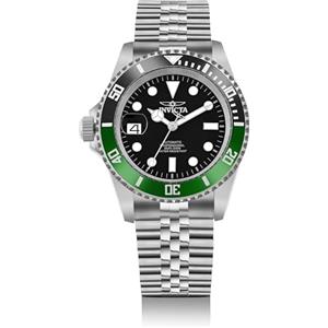 Invicta Pro Diver 43980 Orologio da Uomo - Impermeabile - Analogico - Movimento Automatico - acciaio inossidabile con quadrante nero - 42mm