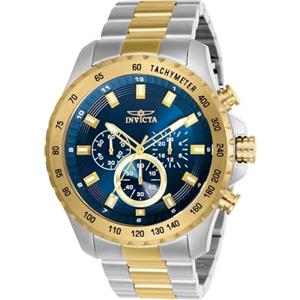 Invicta Speedway 24214 Orologio da Uomo - Impermeabile - Analogico - Movimento Quarzo - acciaio inossidabile con quadrante blu - 48mm