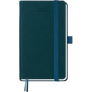 BEZEND Agenda 2026 2027 Settimanale Tascabile A6 15,5 x 9 cm, 18 Mesi Diario Scuola Piccola da Lug.26 a Dic.27, Portapenne, Copertina Rigida in Pelle PU - Verde Scuro