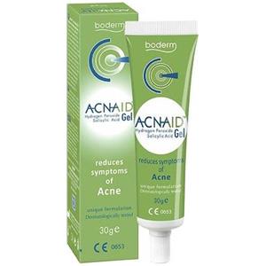 LOGOFARMA ACNAID Gel Viso 30g - Trattamento Anti-Acne con Perossido di Idrogeno e Acido Salicilico