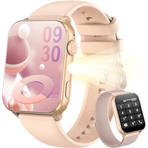 Blackview Smartwatch Uomo Donna, Effettua e Rispondi alle Chiamate,1,91'' Orologio Intelligente 100+ Modalità Sportive/Sonno/Cardiofrequenzimetro/SpO2/ Torcia per Android IOS