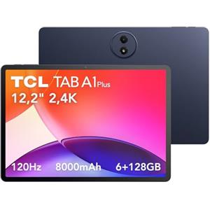 TCL TAB A1 Plus, 6GB+128GB, Display Immersivo 2.4K da 12,2" a 120 Hz, Processore Avanzato a 4 nm, Corpo in Metallo Sottile, Google Gemini, AI Toolbox, UI Intuitiva