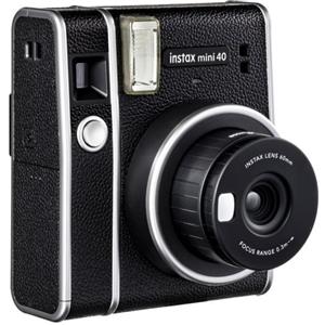 Fujifilm Macchina fotografica istantanea Instax Mini 40 - Nero + Fujifilm Instax Lens 60mm f/12.7 f/12.7 - refurbished