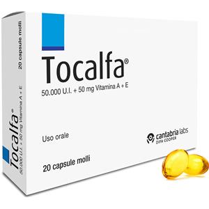 DIFA COOPER SpA Tocalfa 20 Capsule Molli 50000 UI + 50mg