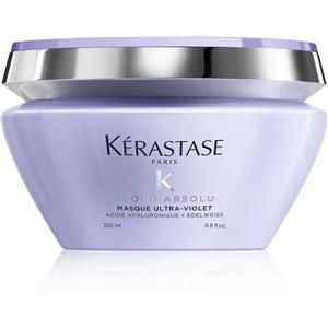 Kérastase Blond Absolu Masque Ultra-Violet 200 ml - Maschera Neutralizzante per Capelli Biondi e Decolorati con Acido Ialuronico