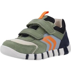 Geox Baby B Iupidoo Boy D Sneaker, Olive Navy, 2.5 UK Bambino