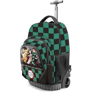Demon Slayer Akushon-Zaino Trolley GTS FAN, Multicolore, 32 x 47 cm, Capacità 39 L