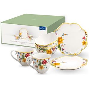 Villeroy & Boch Annual Easter Edition 2021 - Piatto decorativo in porcellana, 22 cm, multicolore