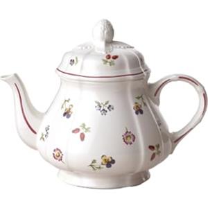 Villeroy & Boch, Petite Fleur Teiera Bianco, Lavabile in Lavastoviglie, Adatto per Microonde, Stoviglie, Ceramica, Porcellana Premium
