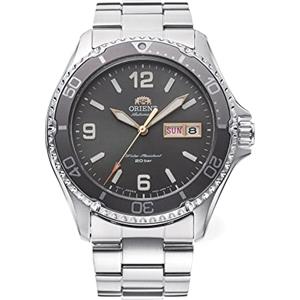 Orient Kamasu/Mako III - Orologio da polso da uomo automatico e a carica manuale meccanico sportivo bracciale e cassa in acciaio inox