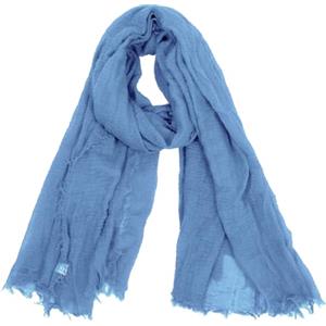 Van Der Rich ® - Sciarpa Stropicciata Uomo Donna (8-Blu, TU)