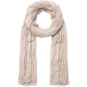 Van Der Rich ® - Sciarpa Plissettata Leggera Foulard Estivo Accessorio Moda - Donna Uomo (34-Beige)