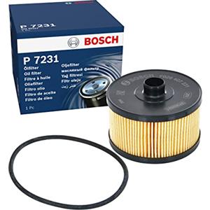 Bosch Filtro Olio per Auto P7231 - Protegge l'olio motore da fuliggine e da particelle metalliche - Offre una lubrificazione efficace del motore