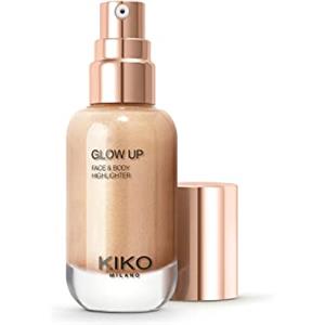 KIKO Milano Glow Up Face And Body Highlighter 01 | Illuminante Liquido No Transfer Dal Finish Metallico