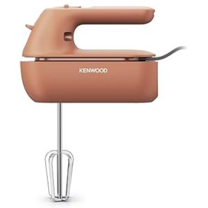 Kenwood Mixer manuale QuickMix Go HMP40.000RD, portatile grazie alla valigetta integrata, inclusa frusta in acciaio inox e gancio per impastare, misurino, 350 W, rosso