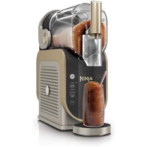 Ninja SLUSHi Macchina per granite e frozen drink, crea granite, frozen cocktail, frappé, milkshake e frozen juice senza ghiaccio o preparazione, grande capienza, Pietra Oro, FS301EUSTGD