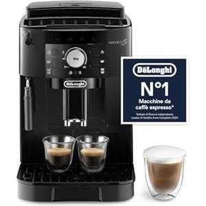 De'Longhi Perfetto Magnifica S ECAM11.112.B, Macchina da Caffè Automatica per Espresso e Cappuccino, Caffè in Chicchi o in Polvere, con Tasti a Selezione Diretta, Spegnimento Automatico, Nero