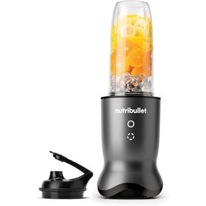 Nutribullet Ultra 1000, Frullatore Tritatutto, Frullatore Elettrico per Smoothie, Lame in Acciaio Inox, Pulsanti Touch, Bicchiere da 900ml, Coperchio To-Go Incluso, 1000W, Grigio (NB1004DGB)