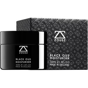 ZOUSZ Black Oud crema idratante viso per uomo - Crema viso idratante e lenitiva con aloe vera e acido ialuronico - Per pelle liscia e sana - 50 ml