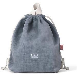 monbento - Zaino Bambina e Bambino MB Buddy Blu - Borsa per il Trasporto di Pasti e/o Merende - Zaino Porta Pranzo - Ideale per la Scuola/il Parco
