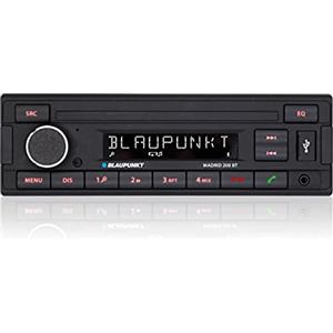 BLAUPUNKT Madrid 200 BT - Bluetooth 1-DIN Radio ohne CD mit USB | Autoradio