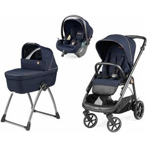 PegPerego Trio Peg Perego Veloce Belvedere Brio con Ovetto Lounge Reclinabile I-Size Borsa Inclusa 2025 : Colore - blue shine
