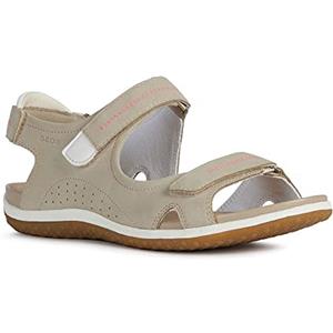 Geox D Sandal Vega A, Sandali Donna, Beige (Taupe), 37 EU
