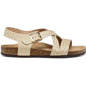Geox Sandalo da donna D BRIONIA B Flat Sandal, LT Gold, 39 EU