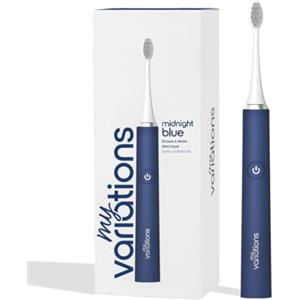 My Variations - Spazzolino elettrico - Tecnologia sonica - 1 mese di autonomia - 5 modalità di spazzolatura - Timer da 2 min integrato - Consigliato dai dentisti - Ricarica USB-C - Blu Notte