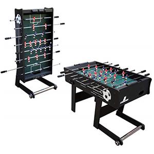Cougar Scorpion Kick Tavolo da calcio pieghevole, Legno | Calcetto da Tavolo incl 2 palle e contapunti | Tavolo Calcetto per Adulti 122 x 61 x 80 cm