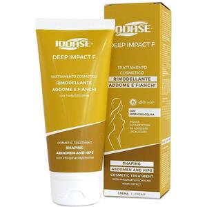 Iodase Deep Impact F Crema Rimodellante 200 ml - Rassoda Addome e Fianchi con Effetto Termogenico