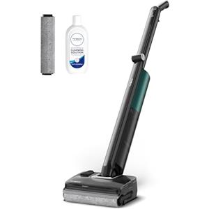 Tineco Floor One i7 Fold Lavapavimenti aspirapolvere senza fili, 22.000Pa, Anti-Groviglio DualBlock, Tubo 180°, FlashDry 85℃, 45 dB Silenzioso, 50min, Pulizia Bordi