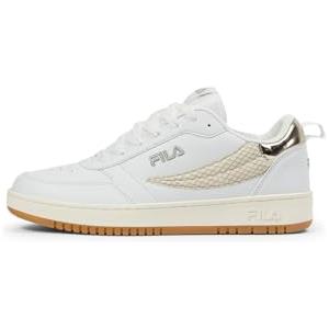 FILA Rega Nf Wmn, Scarpe da Ginnastica Donna, Bianco Oro Antico Bianco, 37 EU