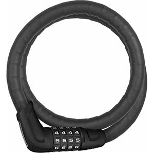 ABUS Serratura a Cavo corazzato Steel-O-Flex Tresorflex 6615C + Supporto SCMU - Serratura a Combinazione in Cavo d'Acciaio con Armatura in Manicotti d'Acciaio - Livello di Sicurezza 5