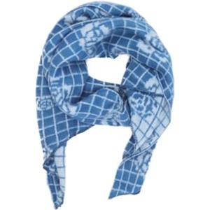 QUEEN HELENA Sciarpa Calda Invernale Morbida a Quadri Donna SC208 (Taglia Unica, Azzurro)