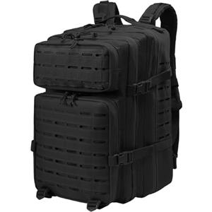 SHANNA Zaino Tattico Militare 45 Litri, Impermeabile Grand Zaini da Hiking, Zaino Assault 3 Giorni da Combattimento Molle per Escursionismo All'aperto Viaggio Campeggio Caccia alla Pesca Trekking