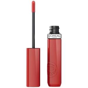 L'Oreal Paris L'Oréal Paris Rossetto Liquido, Colore Intenso ed Effetto Laccato, Tenuta 16H, Resistente alle Sbavature, No Transfer, Con Squalano, Infaillible Laque Resistence, Tonalità: 635 Worth It Medium, 4,3ml