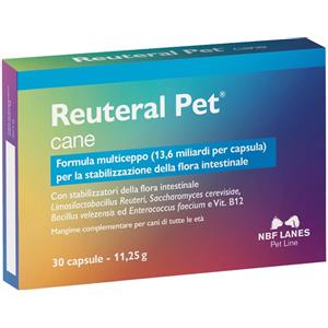 N.B.F. LANES Srl Nbf Lanes Reuteral Pet Probiotici Cane 30 Capsule